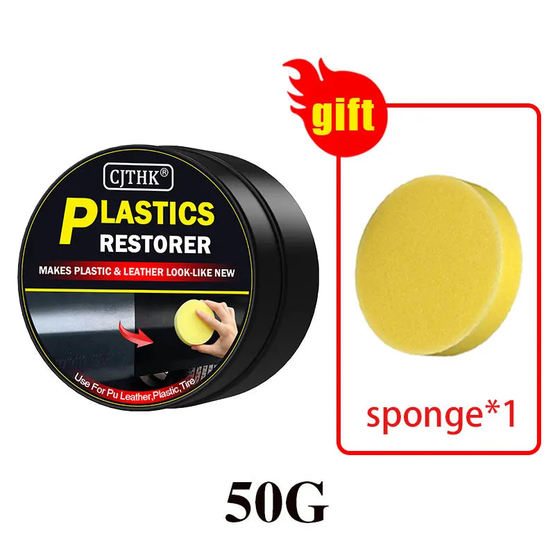 Car Plastic Restorer Auto Interior Panel Renewal Wax Polish Cream