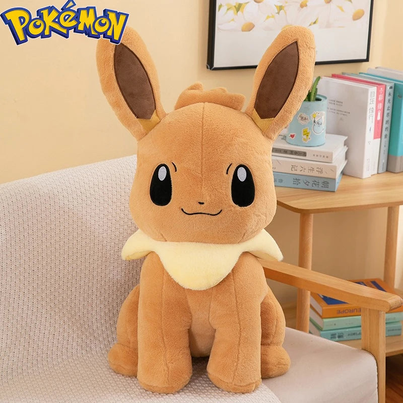 Pokémon Eevee Plush Pillow – Soft Stuffed Toy, 45/55/75 cm
