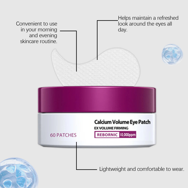 Calcium Skincare Set Anti-Aging Facial Serum, Eye Patches & Multi Balm for Fine Lines and Dark Circles Care