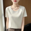 Soft Pink Basic T-Shirt for Women