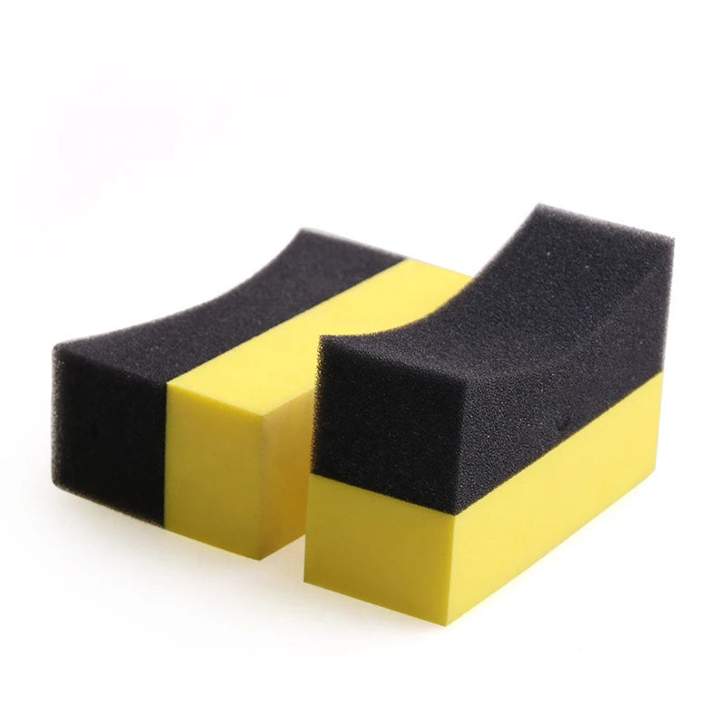 5/10Pcs Car Cleaning Sponge Brush Set Wheel Tire Washing Pads