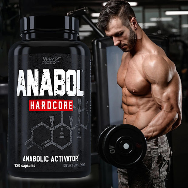 Nutrex Research Anabol Hardcore Capsules – 120 Count for Enhanced Muscle Growth