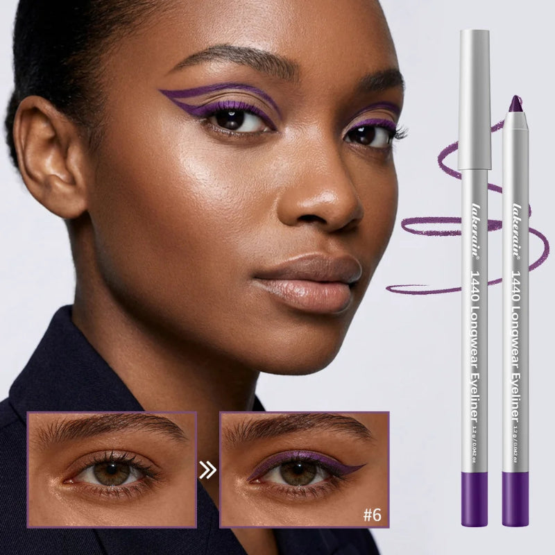 12 Colors Eyeliner Pencil – Long-Lasting Waterproof Smudge-Proof Smokey Eye Makeup