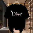 Dior Logo Graphic T-shirt – Stylish Casual Wear for Women | Black & White Options