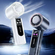 199-Speed Portable Turbo Handheld Fan with Semiconductor Ice Cooling, Digital Display & Type-C Charging