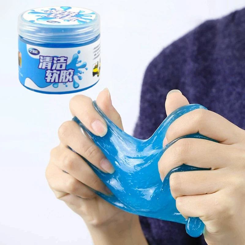 Car Air Vent Cleaning Gel – Reusable Dashboard Dust Remover Gel for Keyboard, Laptop & Interior Cleaning