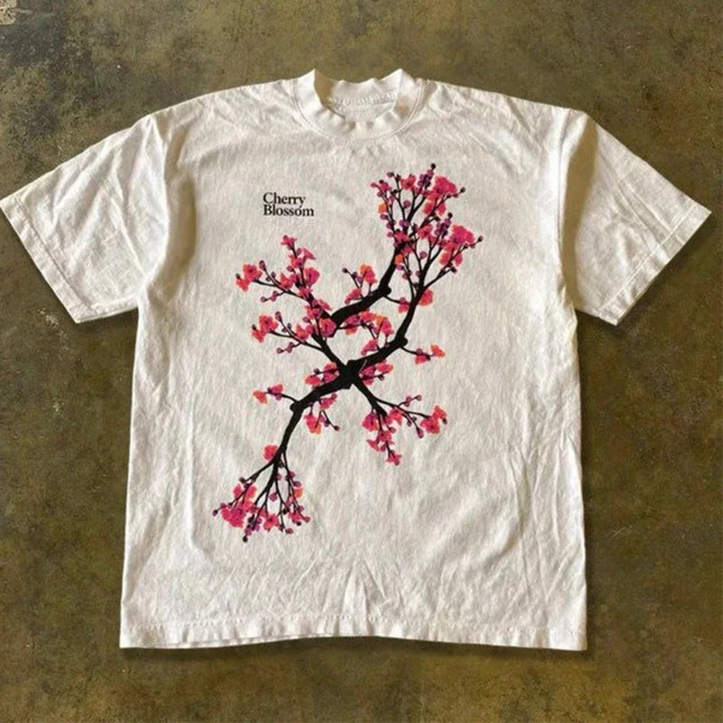 Flat-Six Car Graphic Tee & Cherry Blossom Shirt