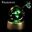 3D Pokémon Crystal Ball 5cm with Multicolor LED Base