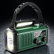 STONEGO Solar Hand Crank Emergency Radio – AM/FM NOAA, USB-C Charging, LED Flashlight, SOS Alarm & Compass