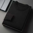 Men’s Classic Crewneck Knit Pullover Sweater – Long Sleeve Solid Color Casual Knitwear