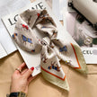 Set of 24 Silk Scarves – Colorful Printed Fashion Accessories