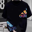 Adidas Colorful Logo T-shirt – Stylish Casual Wear for Men | Black & White Options