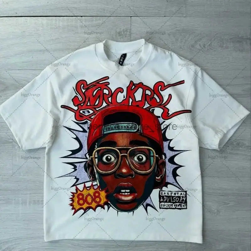 YOUNGBOY “Heartbreaking Lover” White Graphic Crew Neck T-Shirt