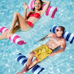 Floating Pool Lounge with Mesh Center – Inflatable Swim Chair for Adults & Kids
