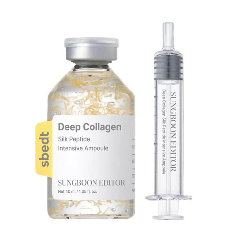 SUNGBOON EDITOR Deep Collagen Silk Peptide Intensive Ampoule Set with Precision Applicator