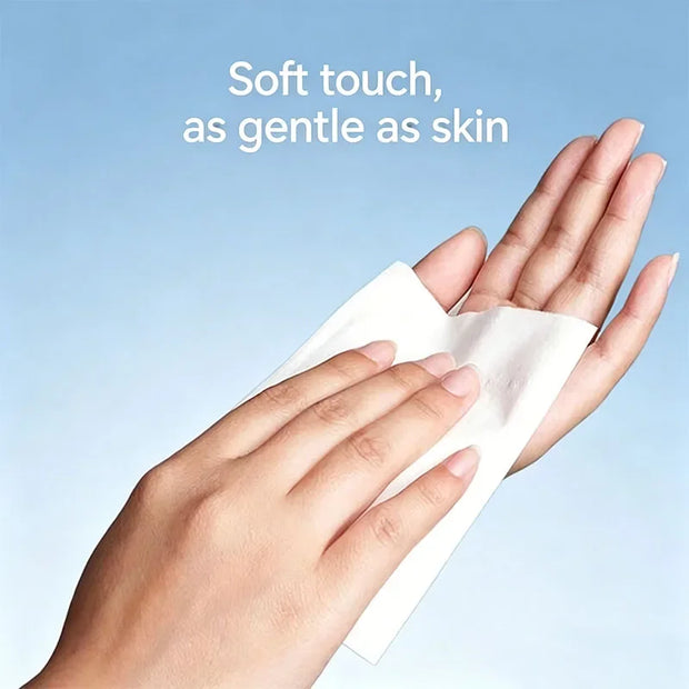 Wood Pulp Facial Tissues 4/6/8 Packs – Soft Disposable Napkins for Home & Office
