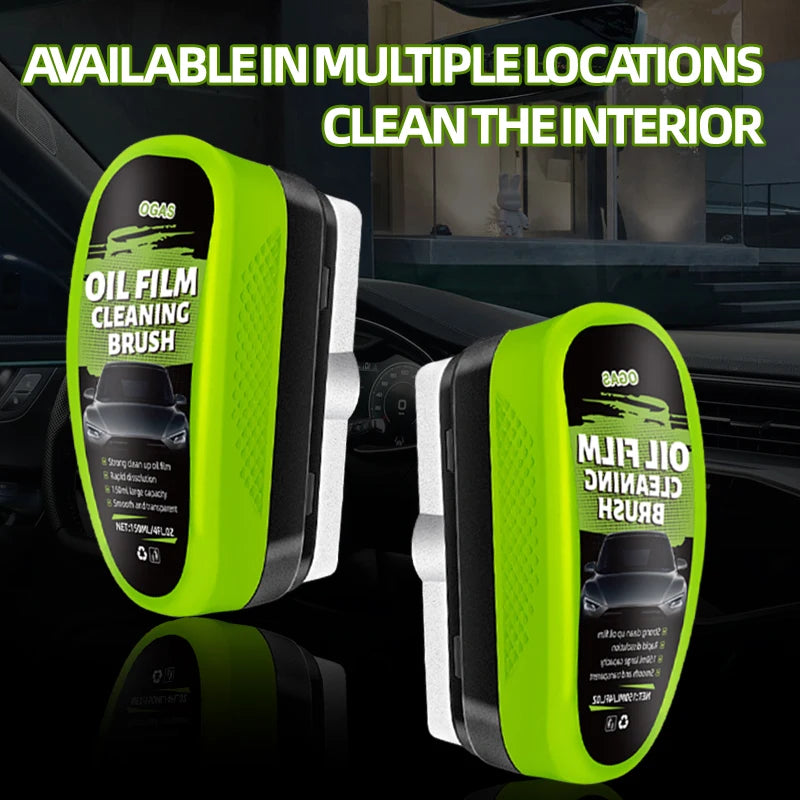 OGAS Automotive Car Glass Oil Film Cleaning Brush 150ml | Windshield & Window Cleaner