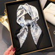 Women’s Luxury Print Neckerchief Scarf for Hair Neck and Handbag