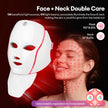 7-Color LED Face & Neck Mask with 138+3 LEDs – Wireless Rechargeable Light Therapy Beauty Device