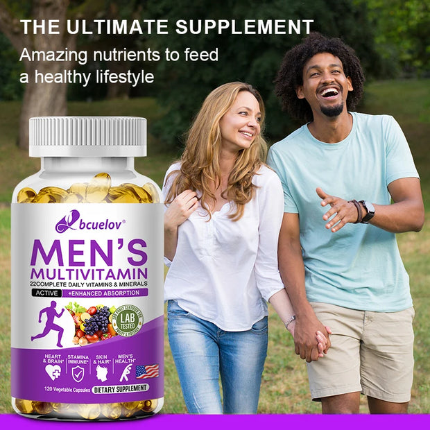 bcuelov Men's Multivitamin 120ct - 60 Servings