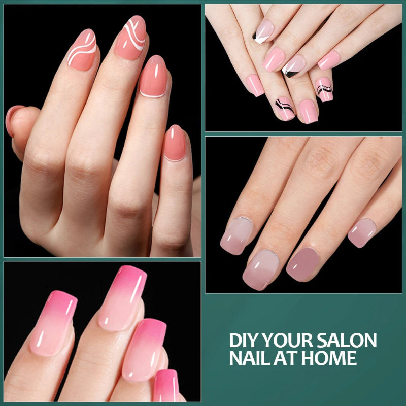 Nailpop Half Matte Gel Nail Tips – 600 Pieces Box, 12 Sizes