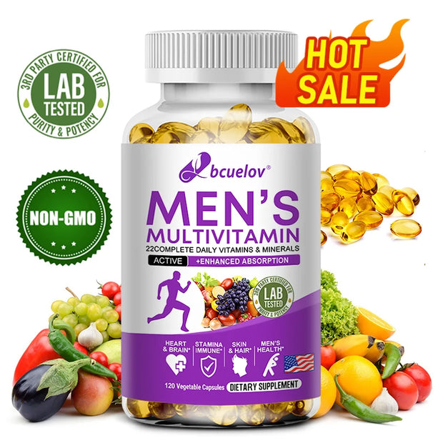 bcuelov Men's Multivitamin 120ct - 60 Servings