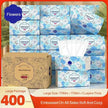 Manhua Household Tissue Paper 20 Packs Bulk 400 Sheets Each Thickened Soft Disposable Napkins for Home Daily Cleaning Face Towel