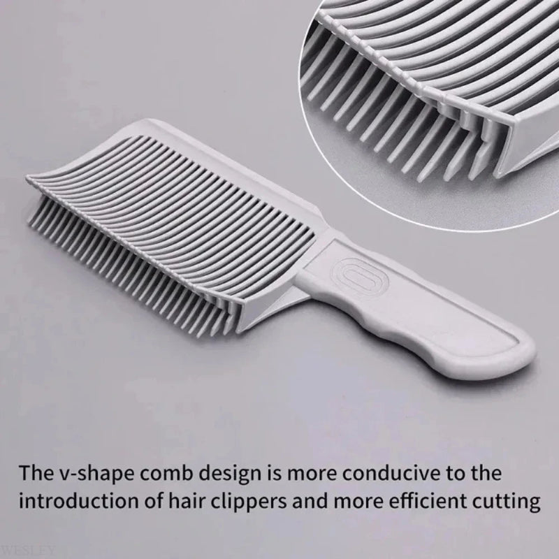 Professional Fading Comb Hair Cutting Comb for Men | Barber Clipper Blending Flat Top Styling Tool