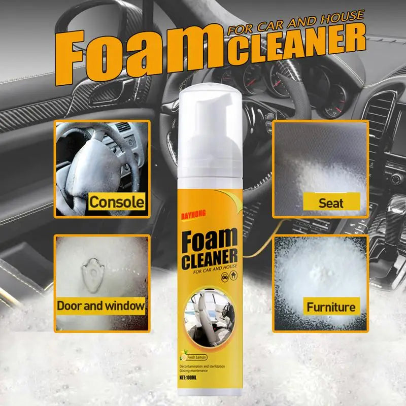 Multi-Purpose Foam Cleaner Spray for Car & Home – 100ml & 150ml