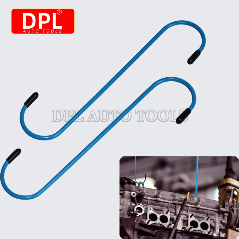 DPL Auto Tools Car Brake Caliper Hooks with Rubber Tips | Universal Brake Caliper Hanger Tool for Auto Repair