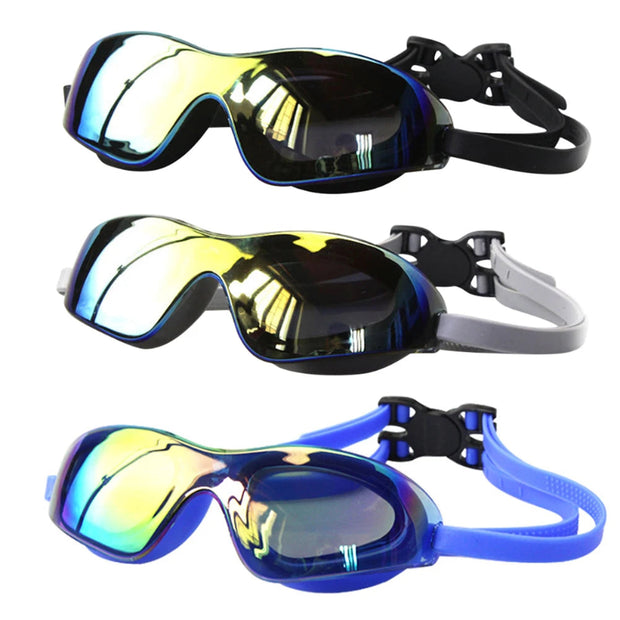 Sports Swimming Goggles Set with Adjustable Straps