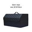 Car Trunk Organizer Box Large Capacity Folding Leather Storage Bag