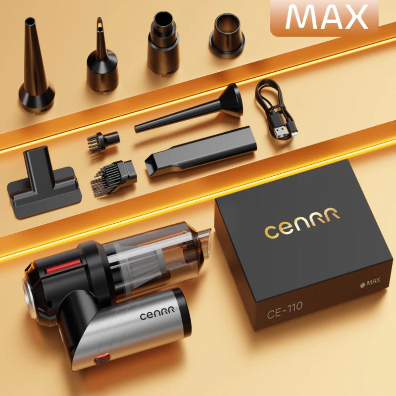 CENRR Mini Car Vacuum Cleaner 998000Pa Powerful Cordless Portable Handheld Vacuum & Blower