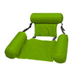 Inflatable Floating Pool Chair with Backrest – Multi-Color Adult Lounger
