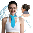 Reusable Cooling Ice Scarf Neck Wrap – Adjustable Cooling Wrap for Hiking, Running & Outdoor Activities