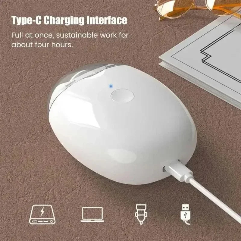 Electric Nail Cutter – White Nail Trimming Device