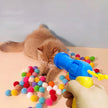 Interactive Cat Toy Shooting Gun with Plush Pom Pom Balls | Funny Pet Training Toy for Cats & Kittens