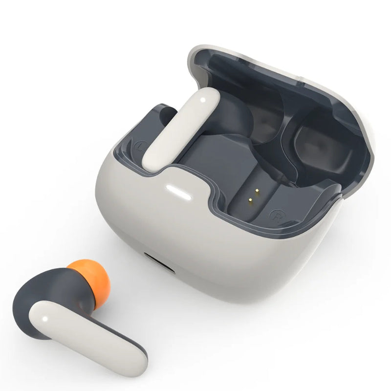 Bluetooth 5.4 Wireless TWS Earbuds with ENC Noise Reduction, Low Latency Gaming Mode & Charging Case