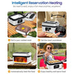Rechargeable 8000mAh Electric Lunch Box 1L Smart Heating Food Container with Carry Bag & Cutlery Set