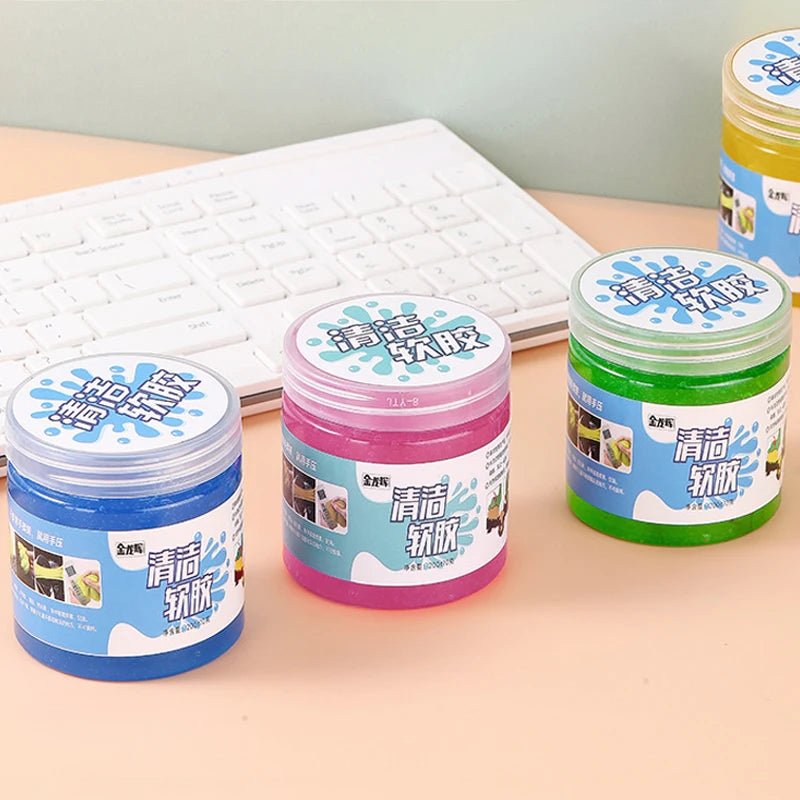 Car Air Vent Cleaning Gel – Reusable Dashboard Dust Remover Gel for Keyboard, Laptop & Interior Cleaning