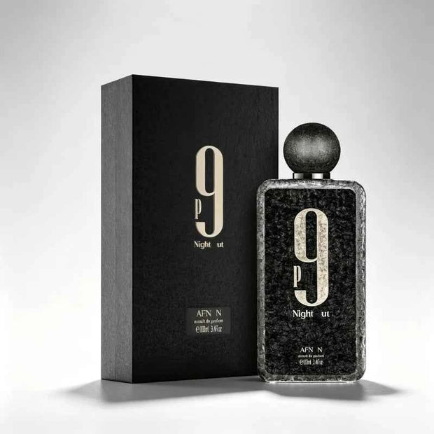 Afnan 9 PM Night Out Extrait De Parfum 100ml (3.4 oz) Unisex Luxury Fragrance