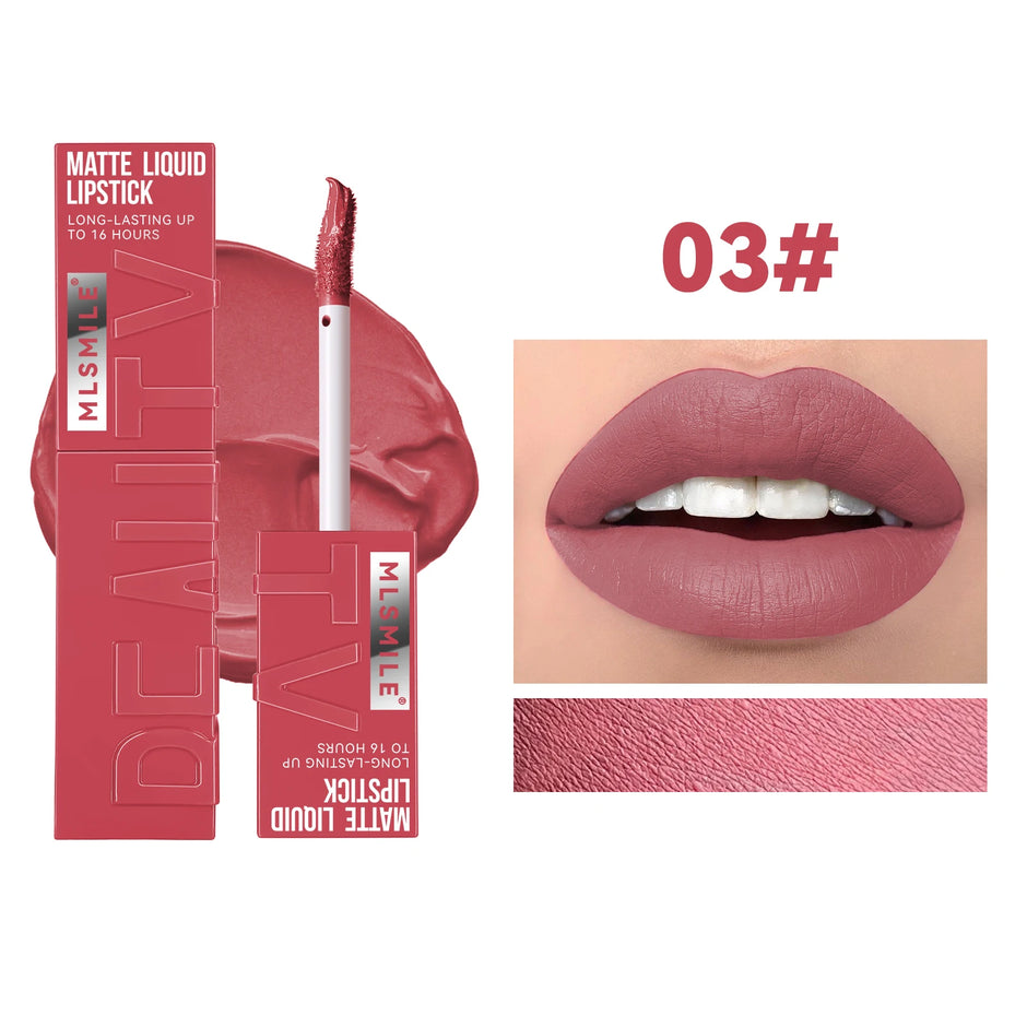 MLSMILE 6 Colors Moisturizing Lip Gloss – Pearlescent Mirror Nude Lip Stain with Natural Lip Oil
