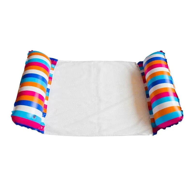 Inflatable Pool Lounger – Floating Chair with Backrest & Armrest | Multi-Color Adult Pool Float