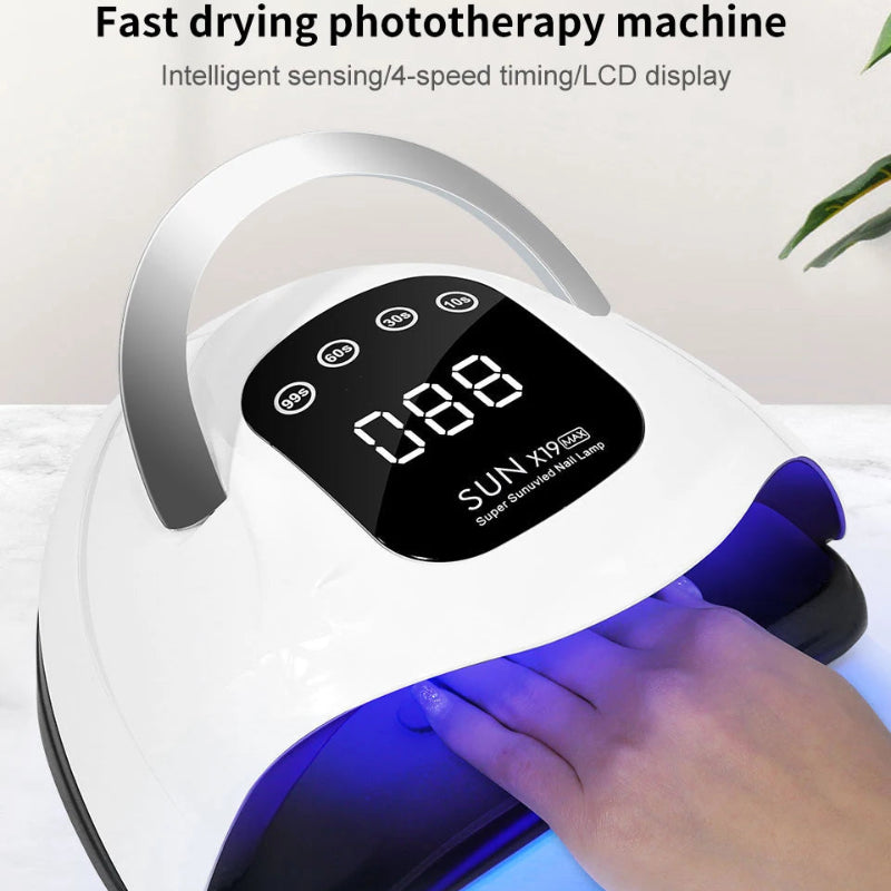 SUN X19MAX 72LED Super Sunuvled Nail Lamp with Digital Timer