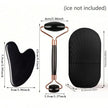 3Pcs Ice Facial Roller & Gua Sha Massage Set – Cooling Face Lifting and Skin Care Beauty Tools