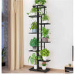 Tall Multi-Tier Plant Stand – Indoor Flower Pot Display Rack in Bronze, White & Dark Grey