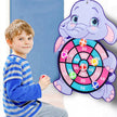 Montessori Cartoon Animal Dart Board Sticky Ball Game for Kids 2-4 Years Educational Interactive Toy Baby Family Indoor Activity