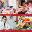 RHINO RESCUE 350 Piece First Aid Kit OSHA Emergency Medical Supplies with Portable Case for Home, Office & School