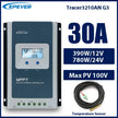 EPEVER MPPT Tracer Solar Charge Controller 10A 20A 30A 40A 12V/24V Battery Regulator