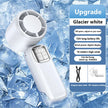Lenovo 199-Speed Foldable Ice Cooling Handheld Fan with Type-C Charging & Digital Display